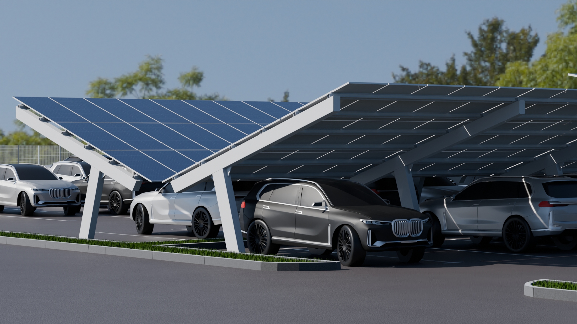 Render of carport