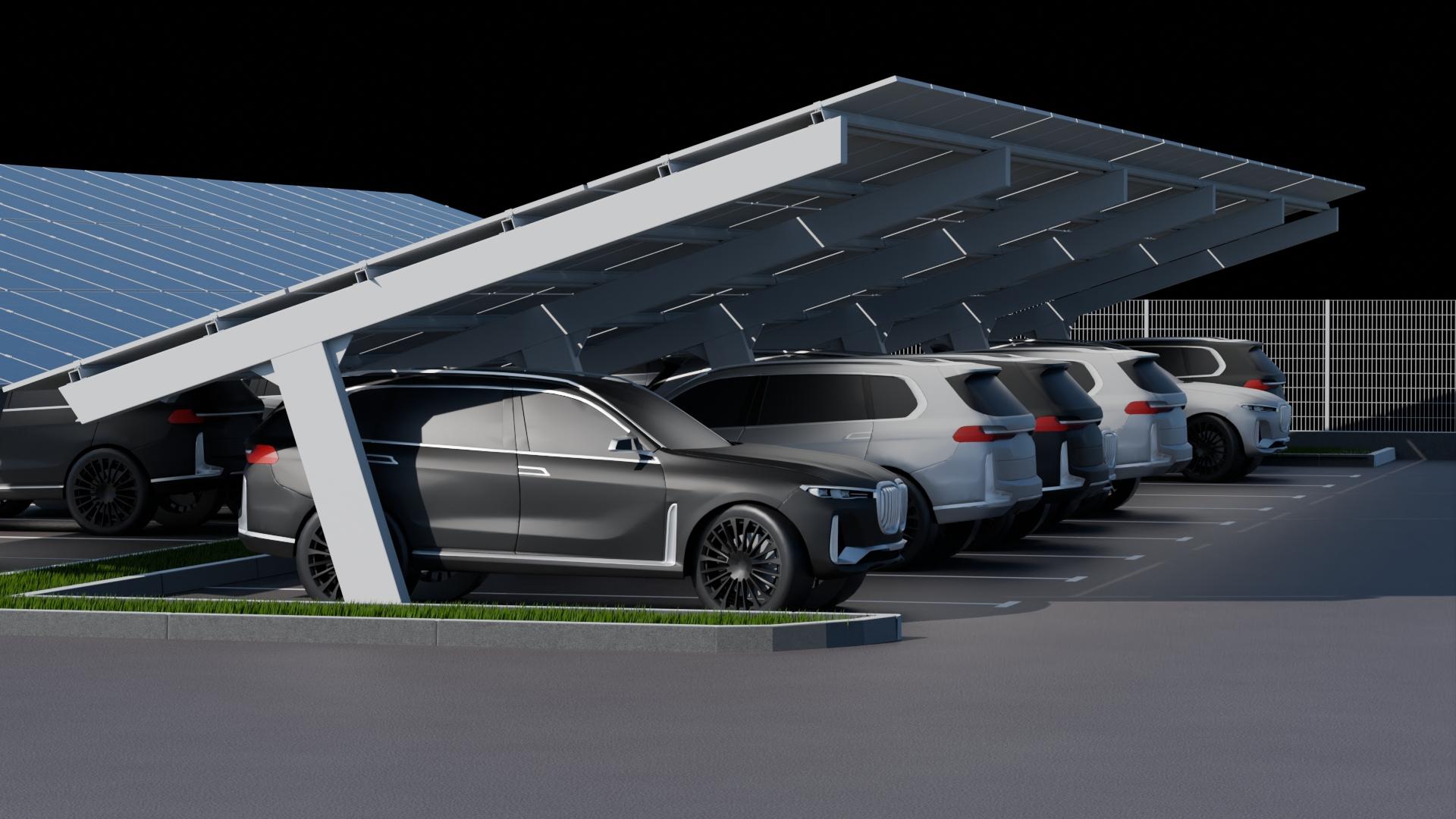 Render of carport