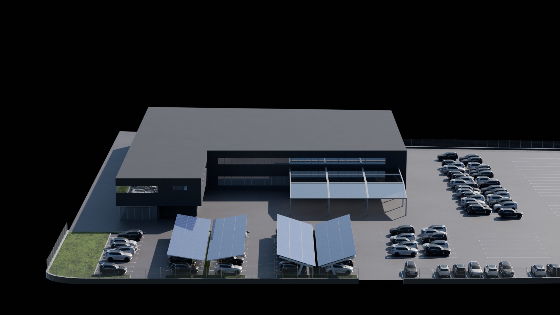 Render of carport