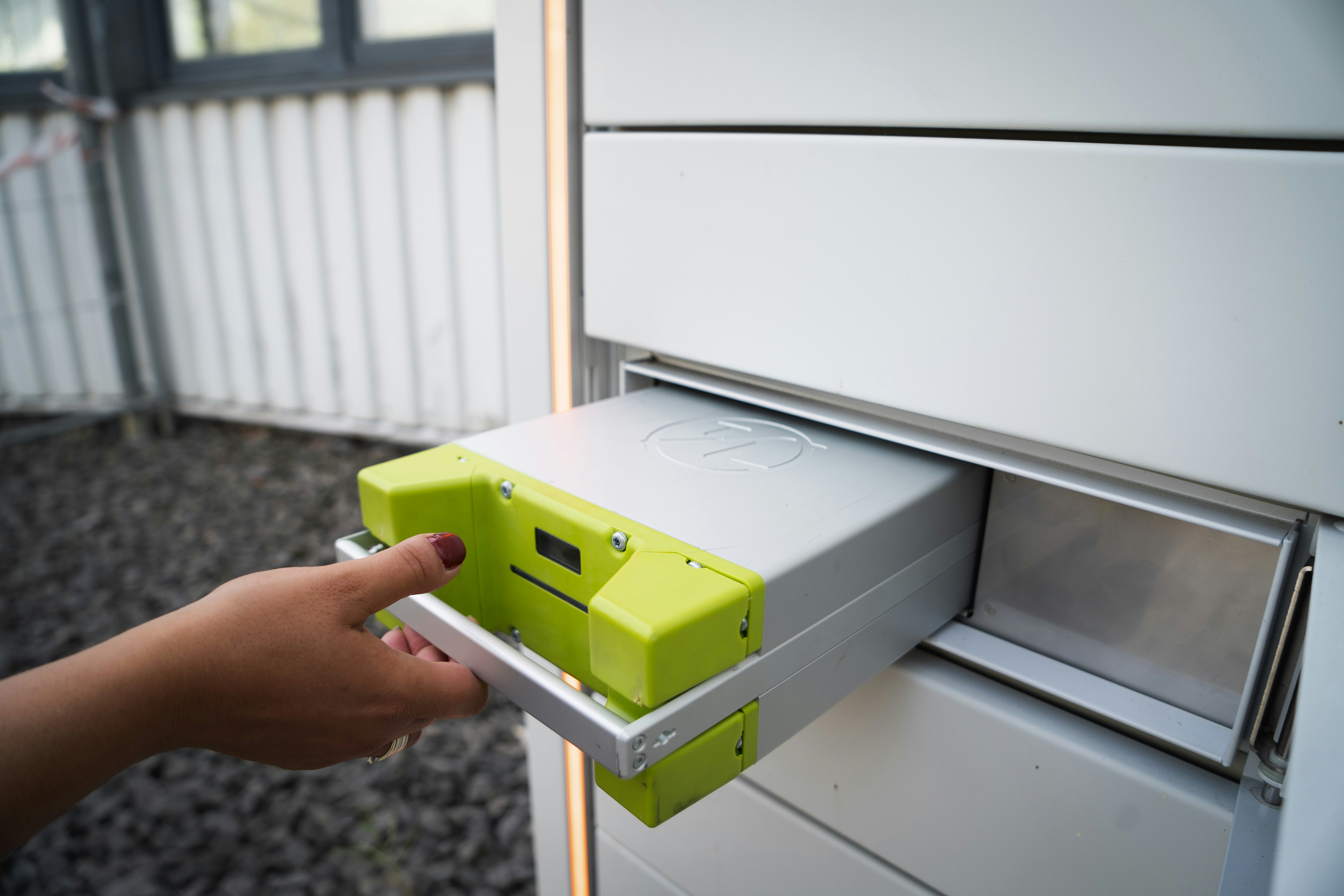 Image of a battery for solar carport